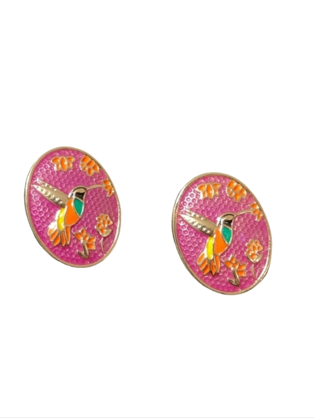 Unique Hummingbird Stud Earrings